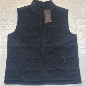 Tailor Vintage Men's Black Quilted Vest